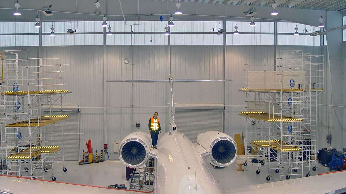 Aircraft Overhead Lifelines | Flexible Lifeline Systems